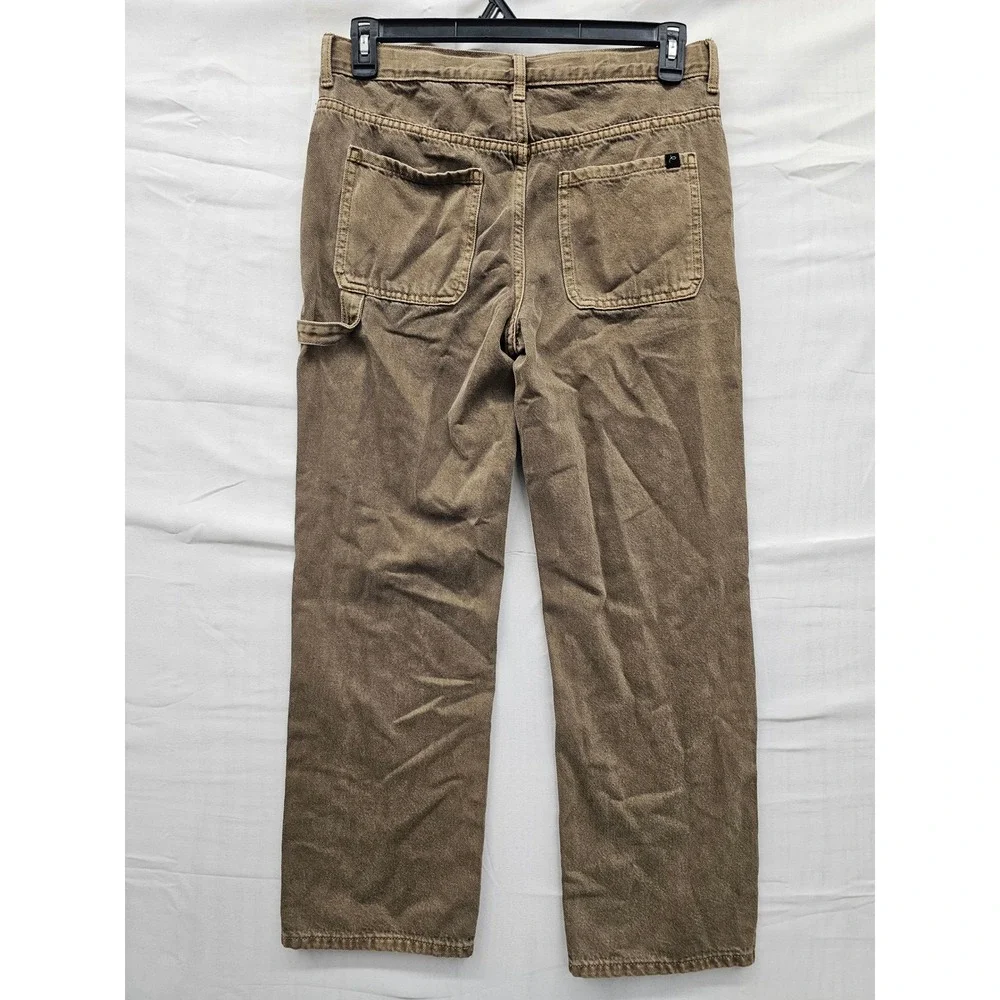 Art Class Boys Relaxed Straight Carpenter Pants Brown Cotton‎ Casual Size 18